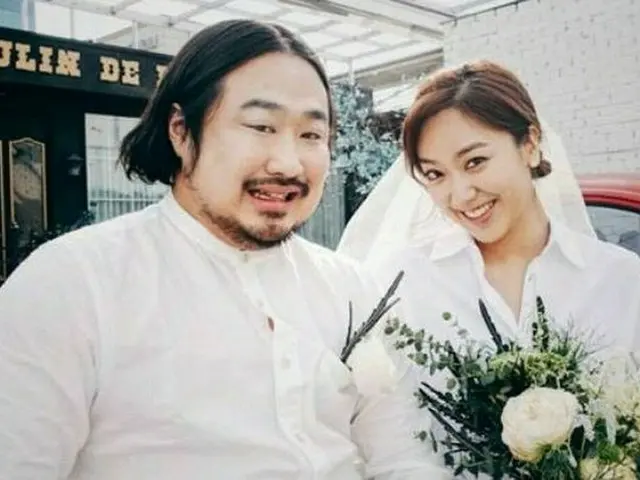 10年恋愛の末結婚した芸人カップルイ・ウンヒョン♥カン・ジェジュン、ロマンティックなウェディンググラビア