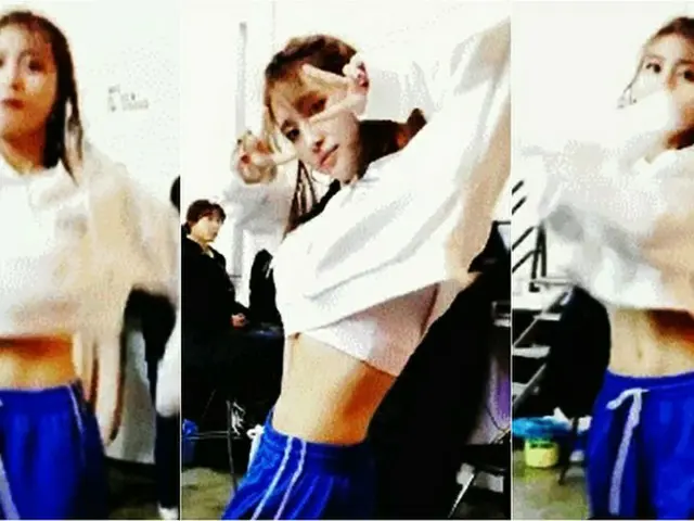 「TWICE」モモの腹筋に釘付け!?鍛えられた肉体がすごい！