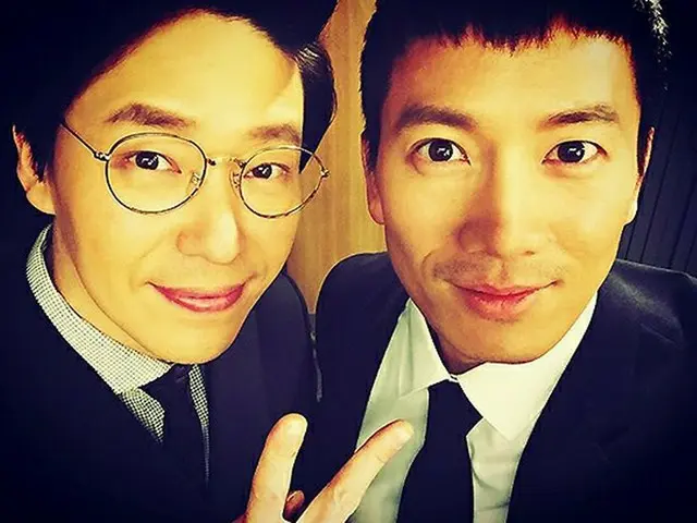 俳優チソン、“宿敵”オム・ギジュンとの仲良し(?)セルカを公開!?