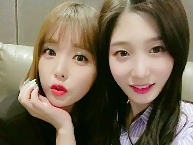 「DIA」チョン・チェヨン＆歌手ホン・ジニョン、姉妹のような仲の良さを見せる♪