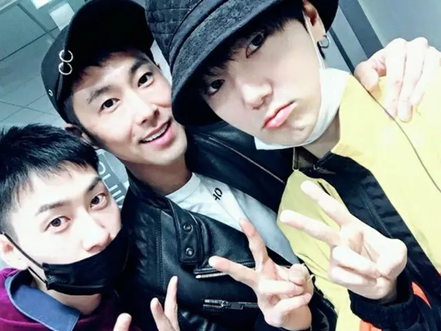 「SJ」イェソン＆ウニョク＆「東方神起」ユンホの友情ショット♪～休暇に再会しました～