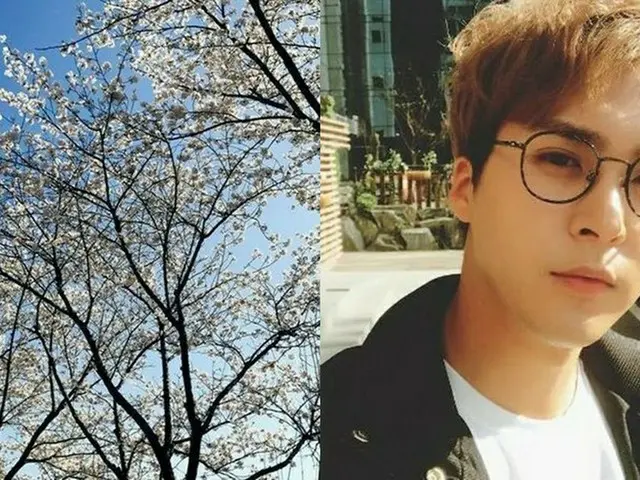 「Highlight」ソン・ドンウンが桜の写真をすぐに削除。その理由は？