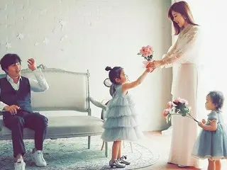 「冬ソナ」女優パク・ソルミ、“家庭の月”は家族と一緒に♡