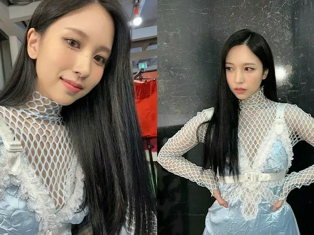 「TWICE」ミナ、大胆なデザイン衣装で清純＆セクシー美発散