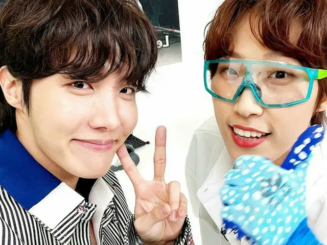 ジェジェ、「文明特急」のゲスト「BTS（防弾少年団）」J-HOPEとツーショット