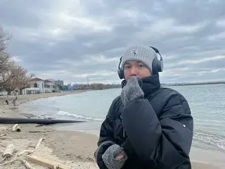 俳優イ・ミンホ、カナダの海辺をランニングする日常も映画のワンシーンのよう