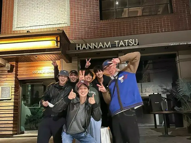 俳優パク・ソジュン＆「BTS（防弾少年団）」V＆パク・ヒョンシク＆Peakboy“ウガファミリー”がチェ・ウシクの誕生日に集合!!
