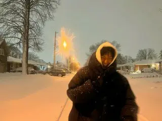 俳優イ・ミンホ、カナダでの近況を伝える…雪にはしゃぐ姿がかわいい