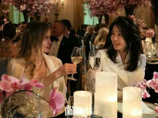 アンジェリーナ・ジョリーと会ったキム・ゴンヒ夫人、「ホワイトトーンドレス」の類似点が話題に