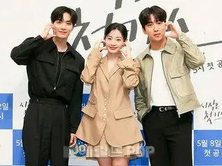 【フォト】キム・ジョンヒョン（NU’EST JR）＆女優イ・ヒョンジュ＆チャ・ソヌ（B1A4 バロ）、ウェブドラマ「始まりは初めてのキス」制作発表会に参加