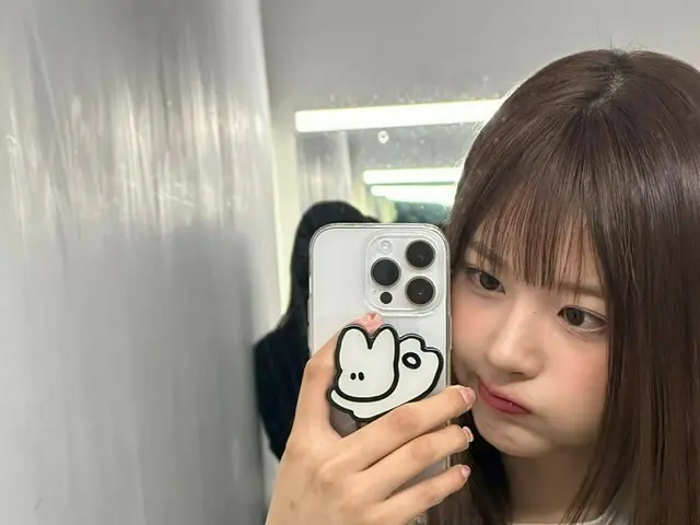 NMIXXのソリュンのかわいいセルカ