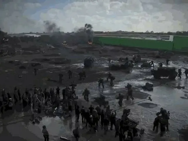映画「エッジ・オブ・トゥモロー」の撮影現場