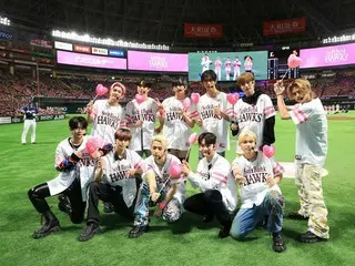 “INI”(アイエヌアイ) 福岡PayPayドームに集まった4万人の前で 新曲「FANFARE」披露! ピンクフルデー2023始球式では池﨑理人が登板 【オフィシャルレポート】