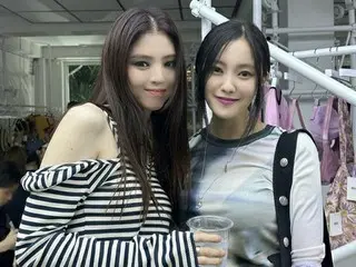 「T-ARA」ヒョミン、女優ハン・ソヒと2ショット…CG級の女神美貌に視線集中