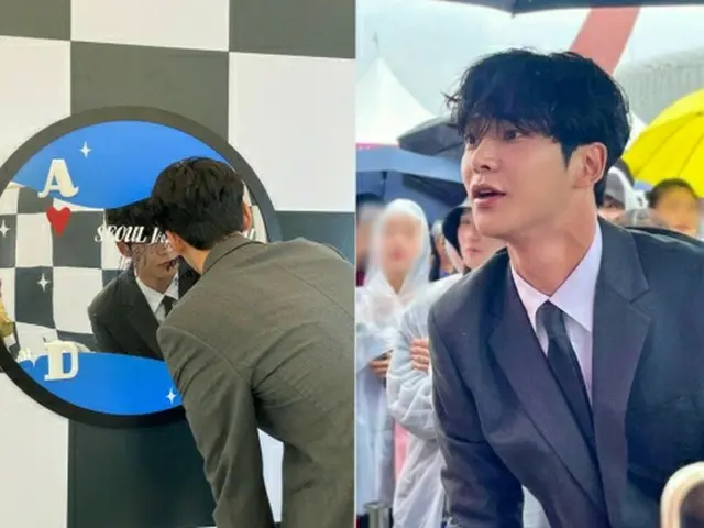 「SF9」ロウン、イベント会場を麻痺させたビジュアル…完ぺきなスーツ姿