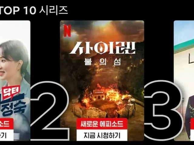 前回の放送後、Netflixで2位まで上昇した「サイレン：火の島」。