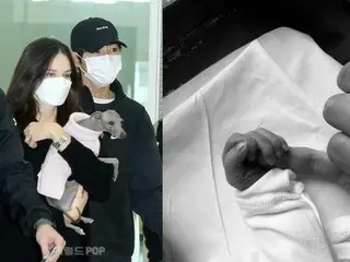 俳優ソン・ジュンギがパパに^^赤ちゃんの親指の爪が大人！