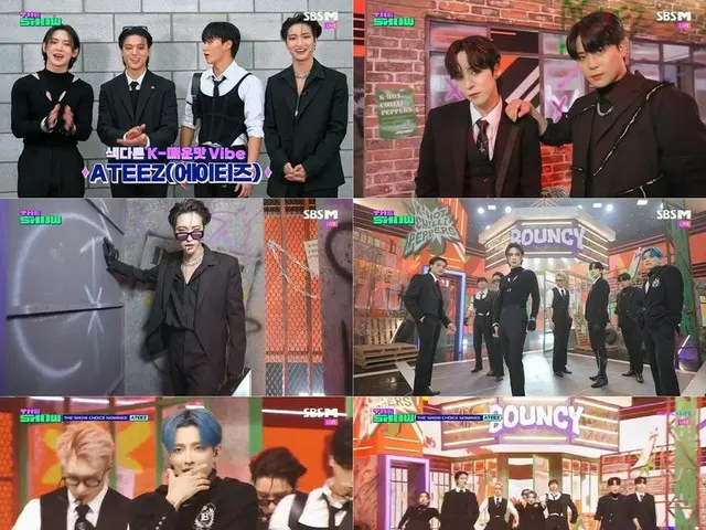 「ATEEZ」、タイトル曲「BOUNCY （K-HOT CHILLI PEPPERS）」で「THE SHOW」でカムバックと同時に1位に！