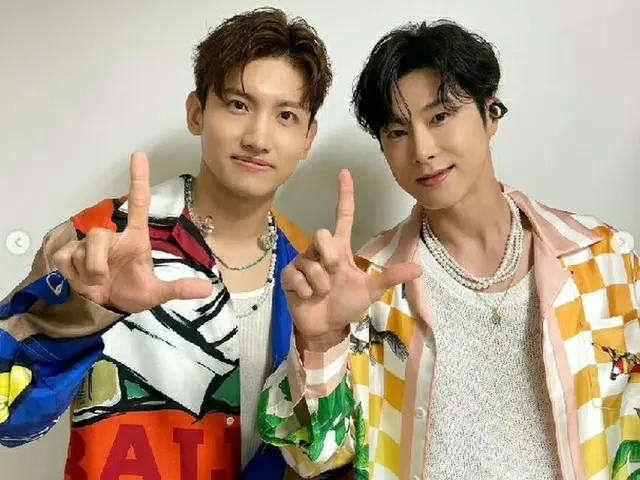 「東方神起」ユンホ＆チャンミン、いつまでも若々しくてカッコいい！