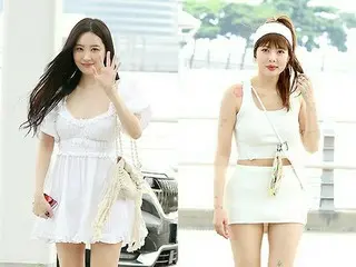 元「Wonder Girls」！ホワイトで揃えた（！？）空港ファッション