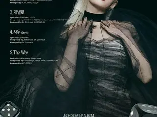 歌手チョン・ソミ、ニューアルバム「GAME PLAN」クレジットポスターを公開