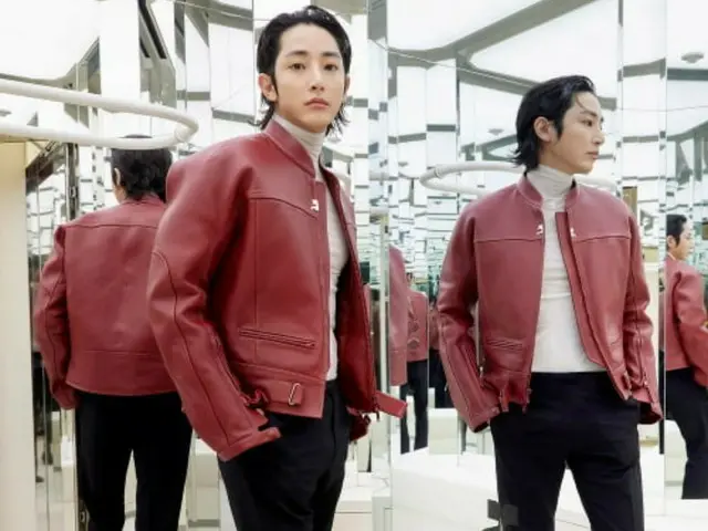 俳優イ・スヒョク、変わらないビジュアルで秋スタイルを披露…「Courrèges」新店舗を訪問