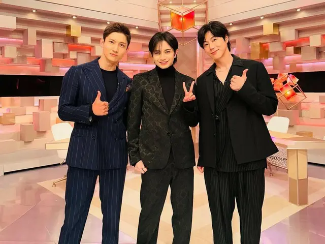 「Sexy Zone」中島健人、「東方神起」ユンホ＆チャンミンとのスリーショットを公開…“俺、東方神起になりました”