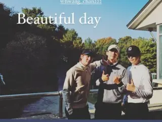 「2PM」ニックン、テギョン＆チャンソンとのスリーショットを公開…“Beautiful day”