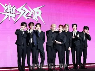 【フォト】「楽-STAR」で帰ってきた「Stray Kids」、リリース記念記者懇談会に参加