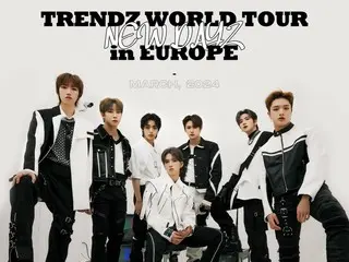 「TRENDZ」、初のワールドツアーをヨーロッパからスタート！（動画あり）