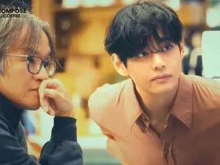 「BTS（防弾少年団）」V、COMPOSE COFFEE新広告で韓国最高のCM監督ユ・グァングェン監督と特別な出会い
