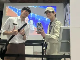 「SHINee」KEY（キー）＆Danny Koo、2人でキアン84の個展を訪問…仲良しショットにほっこり