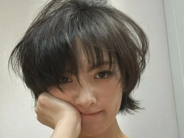 「KARA」知英、ショートカットもよく似合う…“男の子がここにいるね”
