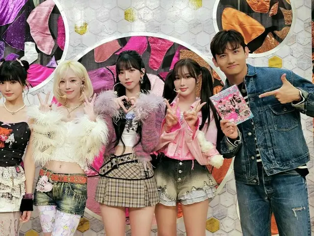 「東方神起」チャンミン、日本のテレビ番組で共演した「aespa」と中島健人との記念ショットを公開