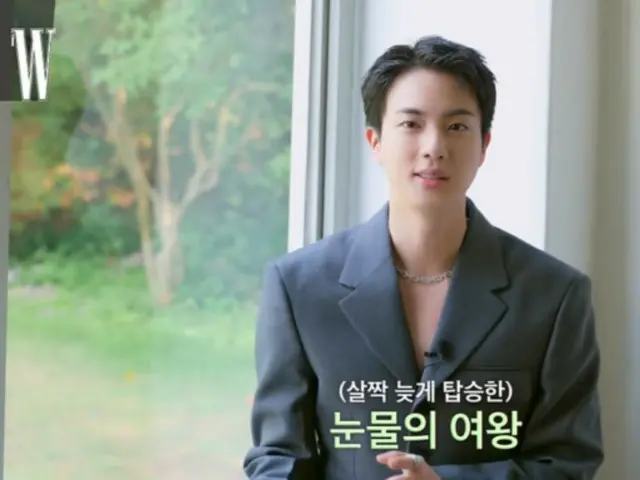 「BTS」JIN、「最近はまっている食べものはサムギョプサルと酸っぱいキムチ、面白かったドラマは『涙の女王』」（動画あり）