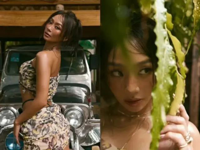 ヒョリン（元SISTAR）、ジャングルの中の女戦士へ変身…強烈な「Wait」コンセプトフォト
