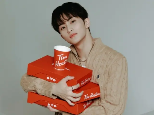 「NCT」マーク、“Tim Hortons”の韓国代表の顔に…“カナダの感性そのまま”