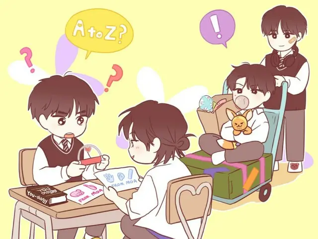 「TOMORROW X TOGETHER」、ウェブ漫画「恋愛革命」とコラボ…“TXT’s Lovetoons”を公開