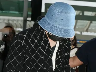 【空港写真】G-DRAGON（BIGBANG）、急いでフィリピンに出発