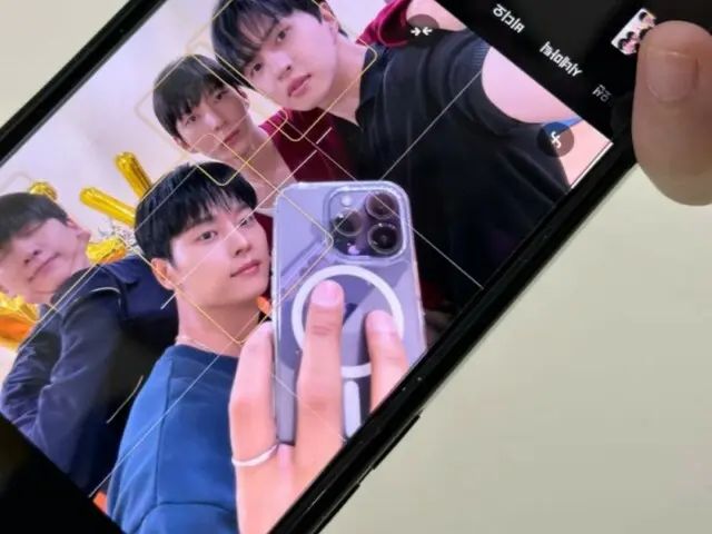 エン（チャ・ハギョン）、レオ＆ケン＆ヒョギと「VIXX」13周年のお祝い