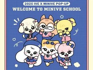 「IVE」、公式キャラクター“MINIVE”のポップアップストアをオープン