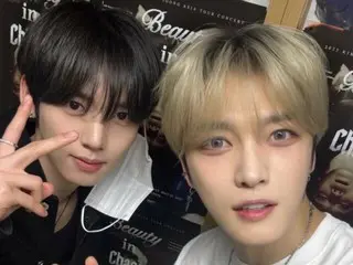 ジェジュン、「ZEROBASEONE」ハン・ユジンとのツーショット…「後で肉を食べよう！」