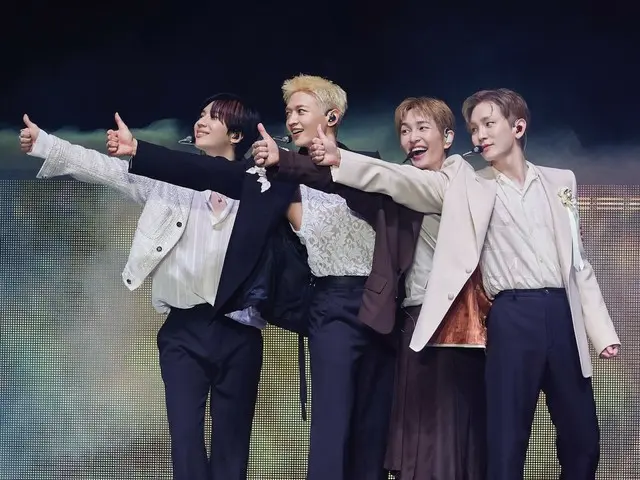 「SHINee」、「SHINee WORLD VII [E.S.S.A.Y]」を盛況に終了…KSPO DOMEの建築面積の10分の1をステージに使用（動画あり）