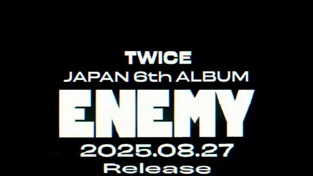 TWICE、JAPAN 6thアルバム「ENEMY」リリース決定