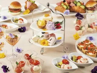東京ベイ舞浜ホテルが提供する夏季限定アフタヌーンティービュッフェ「フラワーパーティー」
