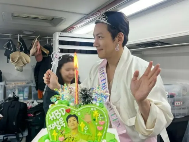 チ・チャンウク、お姫様に完ぺきに変身…「スキャンダル」チームとバースデーパーティー（動画あり）