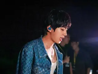「BTS」JIN、大阪ファンコンのビハインドカット公開…「wootteoも写った」