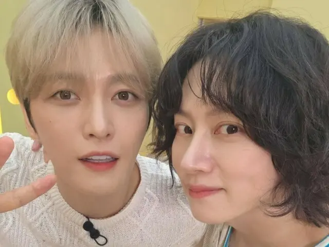 ジェジュン、ヒチョル（SUPER JUNIOR）との麗しいツーショット…「宇宙大スター」