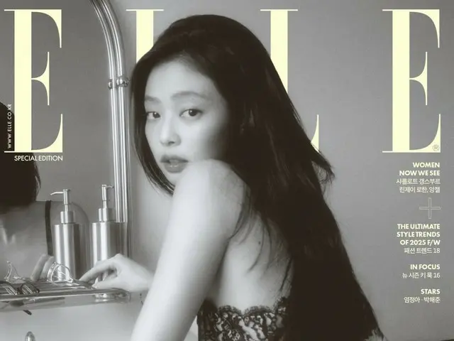 「BLACKPINK」ジェニー、グラビア撮影ビハインドを大放出…大胆なランジェリールックも