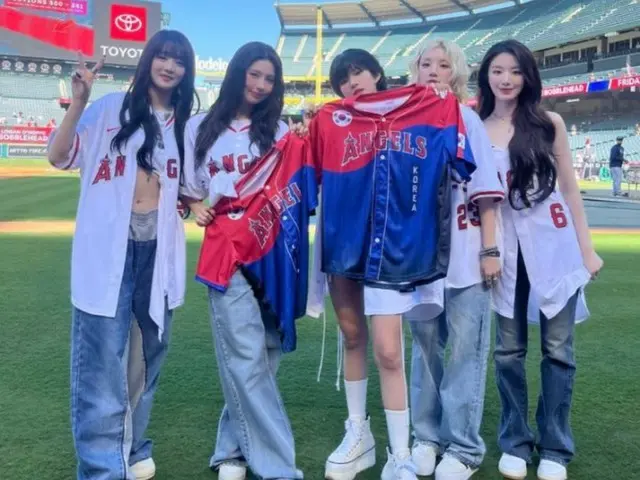 「i-dle」、米MLB“ロサンゼルス・エンゼルス プレゲーム”で公演と始球式も務める